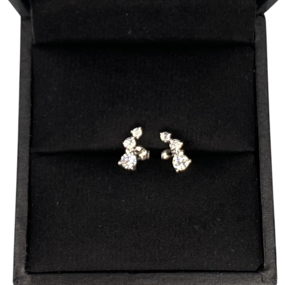 Francis Claire Kataleya Moissanite Earrings - Total 0.49 Carat DEF-color